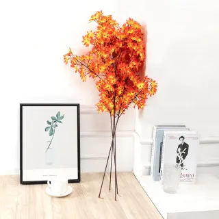 Décoration de feuille d'érable artificielle