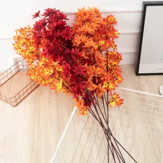 Décoration de feuille d'érable artificielle