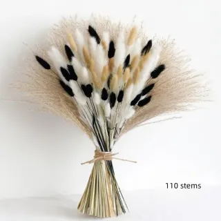 Decorazione bouquet di pampa essiccata