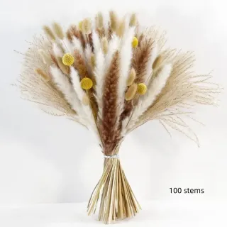 Decorazione bouquet di pampa essiccata