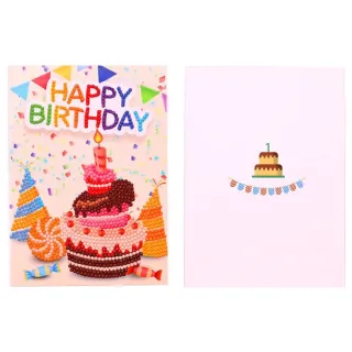 Biglietti d'auguri per pittura diamante fai da te