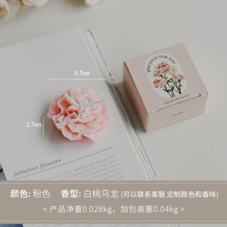 Carnation Shaped Scented Candle