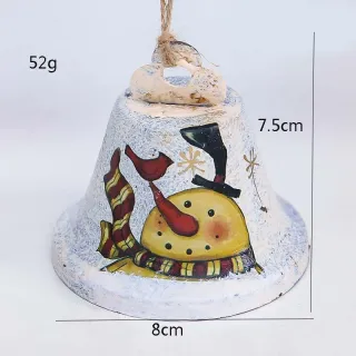 Décoration d'arbre de Noël de cloche de Noël