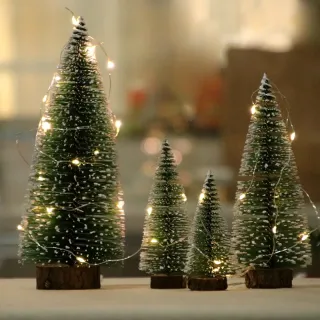 Mini ornamenti per il desktop dell'albero di Natale