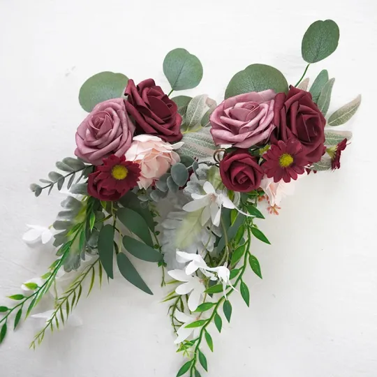 Уличное свадебное украшение из искусственных цветов