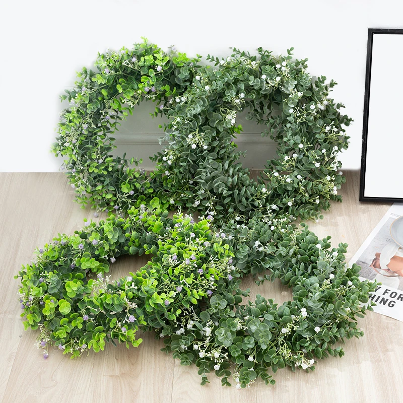 Garland Daun Eucalyptus Hijau