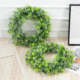 Garland Daun Eucalyptus Hijau