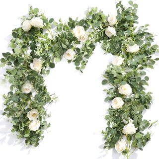 Decorazione di nozze Vite di fiori di eucalipto artificiale