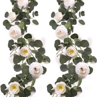 Vigne de fleur d'eucalyptus artificielle de décoration de mariage