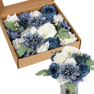Artificial Flowers In Box For DIY Wedding Bouquet