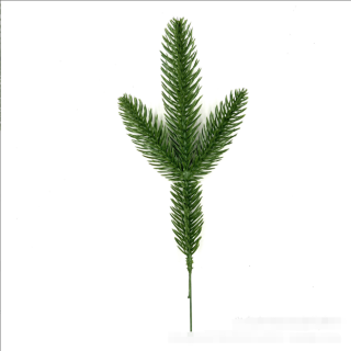 Decorazione natalizia con aghi di pino a 3 forchette
