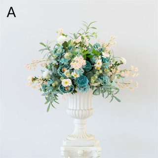 Centrotavola per matrimoni con palline di fiori artificiali di rose