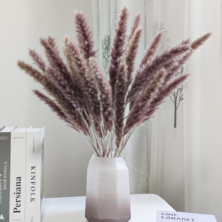 Décoration en fausse herbe de pampa de 120 cm