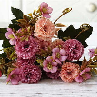 Artificial Carnation Bouquet Indoor Decoration