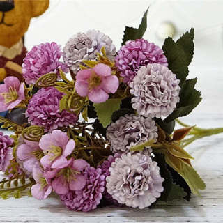 Artificial Carnation Bouquet Indoor Decoration