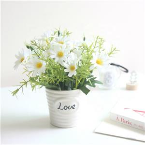 Desktop Potted Artificial Daisy