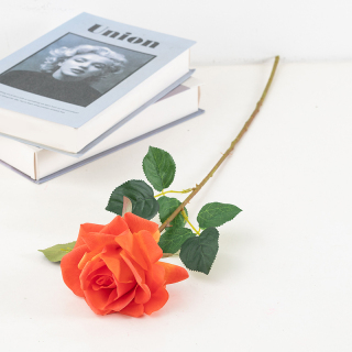 Flannel Artificial Single Rose