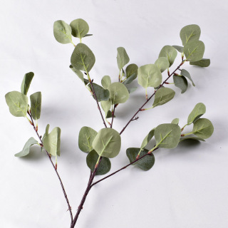 Branches artificielles de fausses feuilles d'eucalyptus