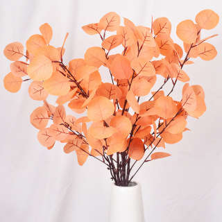 Branches artificielles de fausses feuilles d'eucalyptus