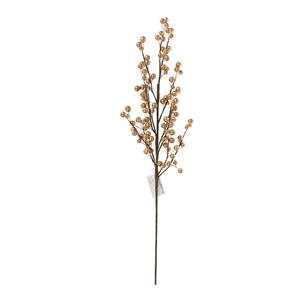 Artificial Berries Golden Plastic Tree Branch