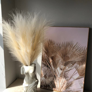 Decorazione bouquet di finta pampa