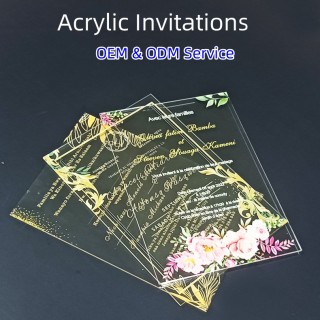 Inviti acrilici personalizzati