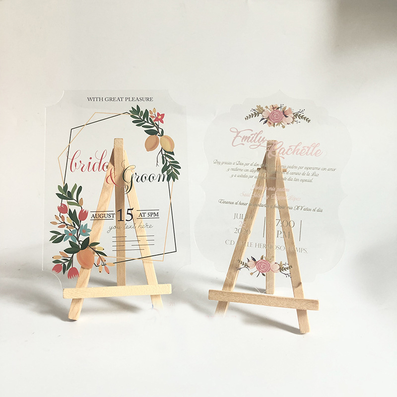 acrylic invitations