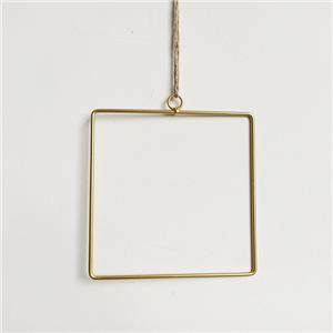Ciondolo decorativo da parete in ferro geometrico
