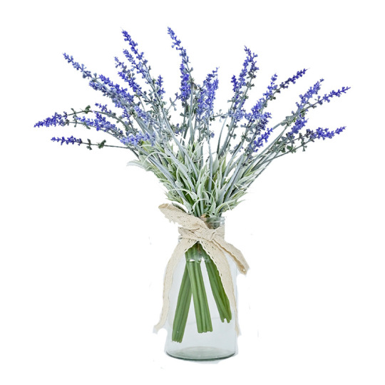 Bouquet di lavanda viola artificiale