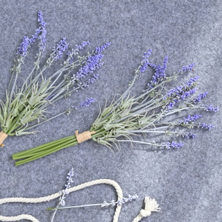 Букет штучної фіолетової лаванди