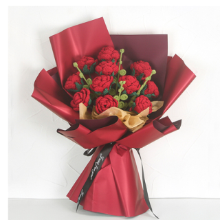 Regalo di mazzi di fiori lavorati a maglia