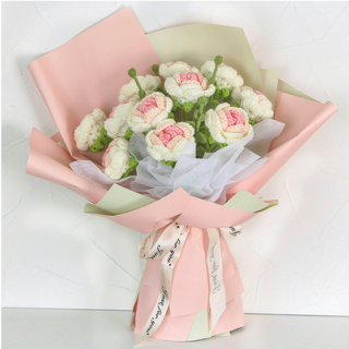 Regalo di mazzi di fiori lavorati a maglia