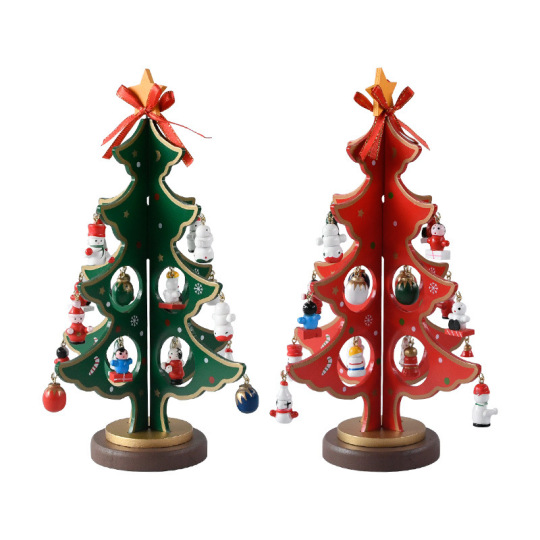 Decorazione desktop per albero di Natale artigianale