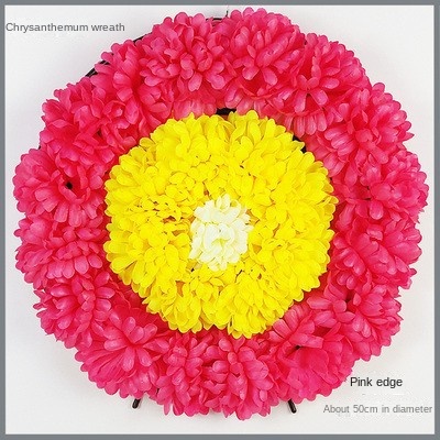 artificial flower wreath