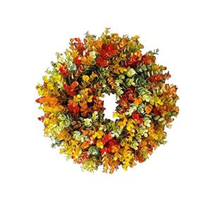 Guirlande décorative de feuilles d'eucalyptus simulées