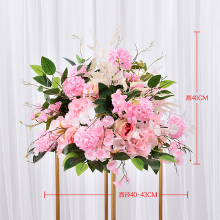 Decorazione della sfera del fiore di nozze del fiore di seta