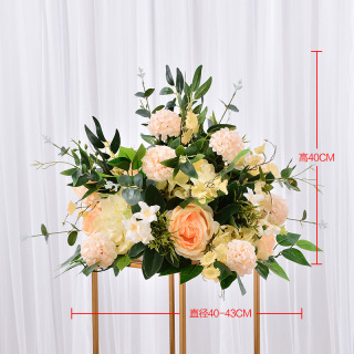 Decorazione della sfera del fiore di nozze del fiore di seta