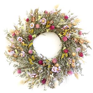 Ghirlanda di piante secche di fiori secchi