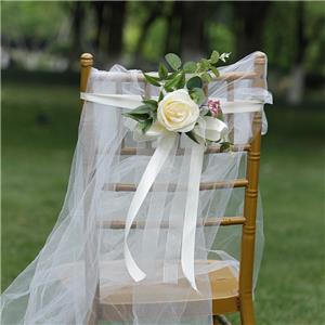 Artificial Flowers Eucalyptus Leaves Chair Decoration