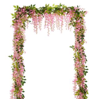 Vite di fiori pendenti artificiali di glicine