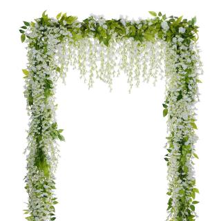 Vite di fiori pendenti artificiali di glicine