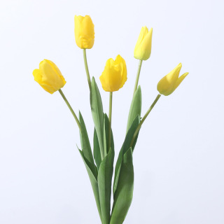 Szimulációs tulipánok selyem virágok csokor