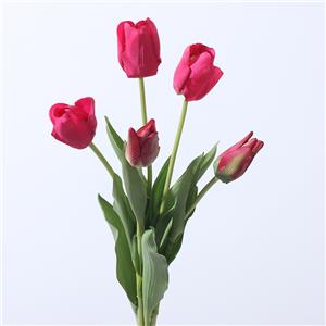 Szimulációs tulipánok selyem virágok csokor
