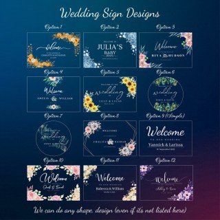 Акриловий прозорий вітальний знак