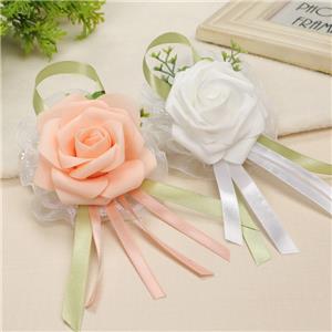 Rose artificielle pour décoration de poignet