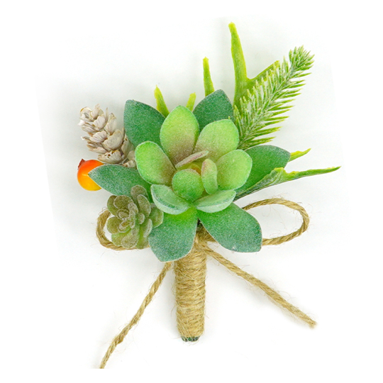 Decorazione di nozze con corpetto di rose artificiali