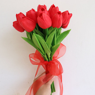 Sejambak Pengantin Tulip Tiruan