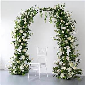 Arco Di Nozze Foglie Artificiali Fiore Sfondo