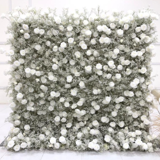 Gypsophila-Blumenwand-Hintergrunddekoration