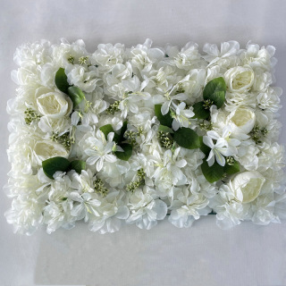 Decorazione del pannello da parete con fiore di peonia in seta